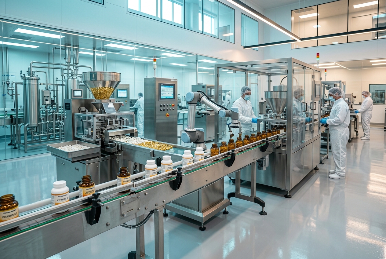 Planta de fabricación de complementos alimenticios y cápsulas GESPRONAT